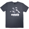 Oasis 'Definitely Maybe Photo Stencil' (Blue) T-Shirt