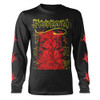 Possessed 'Baphomet' (Black) Long Sleeve Shirt Front