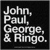 The Beatles 'John, Paul, George & Ringo' Patch