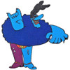 The Beatles 'Yellow Submarine Chief Blue Meanie 2' (Iron On) Patch