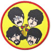 The Beatles 'Yellow Submarine Periscopes & Heads' (Iron On) Patch
