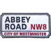 Rock Off 'Abbey Road NW London Sign' (Iron On) Patch