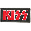 KISS 'Red Logo' (Iron On) Patch