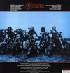 Saxon 'Denim and Leather' (40th Anniversary) Red Black Splatter Vinyl