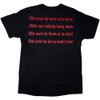 Venom 'Black Metal' (Black) T-Shirt BACK