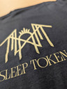Sleep Token 'Even In Arcadia Archway' (Black) T-Shirt close up detail of breast pocket motif