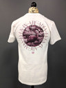 Sleep Token 'Flamingo Circle' (White) T-Shirt on a mannequin back