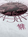 Sleep Token 'Flamingo Circle' (White) T-Shirt close up detail of the back print