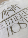 Sleep Token 'The Cycle Must End' (Natural) T-Shirt close up detail of the breast motif