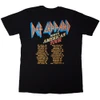 Def Leppard 'North American Tour' (Black) T-Shirt BACK