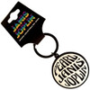 Janis Joplin 'Pearl Emblem Mono' Keyring