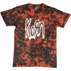 Korn 'Logo Outline' (Dye Wash) Eco T-Shirt