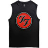 Foo Fighters 'FF Logo' (Black) Tank Vest