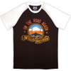 Willie Nelson 'Route 66' (Brown & White) Eco Raglan T-Shirt
