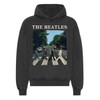 The Beatles 'Abbey Road & Logo' (Stone Wash) Pull Over Hoodie