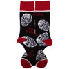 Iron Maiden 'Eddie Skulls' (Multicoloured) Womens Socks (One Size = UK 4-7) BACK