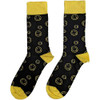 Nirvana 'Outline Happy Faces' (Multicoloured) Womens Socks (One Size = UK 4-7)