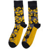 Wu-Tang Clan 'Logos Yellow' (Multicoloured) Womens Socks (One Size = UK 4-7)