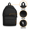 AC/DC 'Back In Black' Rocksax Graphic Backpack