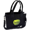 The Beatles 'White Album Faces & Apple' (Black) Zipped Tote Bag BACK