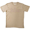 The Beatles 'Drop T Embroidered' (Sand) Eco T-Shirt