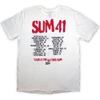 Sum 41 'Tour '24 Spray Paint' (White) T-Shirt BACK