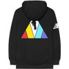 Imagine Dragons 'Triangle' (Black) Zip Up Hoodie BACK