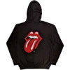 The Rolling Stones 'Logo & Tongue' (Black) Zip Up Hoodie BACK