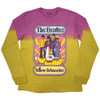 The Beatles 'Yellow Submarine Band Frame' (Dye Wash) Long Sleeve Eco Shirt