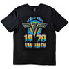 Van Halen 'World Tour '78 1' (Black) T-Shirt