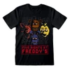 Five Nights At Freddy's '4 Heads' (Black) T-Shirt