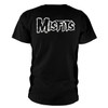 Misfits 'Classic Fiend Skull' (Black)  T-Shirt BACK