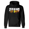 Scooby-Doo 'Flaming Scooby' (Black) Pull Over Hoodie