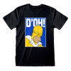 The Simpsons 'D'Oh' (Black) T-Shirt