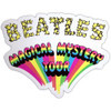 The Beatles 'Magical Mystery Tour Logo Embossed' Fridge Magnet