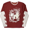 Wu-Tang Clan 'Graffiti' (Red & White) Layered Long Sleeve Shirt