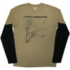 Type O Negative 'Faces' (Black & Green) Layered Long Sleeve Eco Shirt
