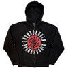 Soundgarden 'Circle Logo' (Black) Zip Up Eco Hoodie