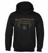 Mastodon 'Hushed & Grim Cover' (Black) Pull Over Hoodie