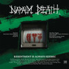 Napalm Death 'Resentment is Always Seismic - A Final Throw of Throes' CD Jewel Case Front