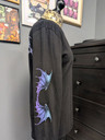 SLF 'Nocturnal Back Print' (Black) Long Sleeve Shirt (Limited Edition) Arm Print