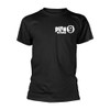 Plan 9 'Small White Logo' (Black) T-Shirt Front