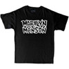 Marilyn Manson 'Classic Logo' (Black) Kids T-Shirt