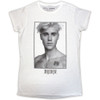 Justin Bieber 'Sorry Ladies' (White) Womens Fitted T-Shirt