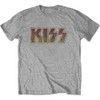 KISS 'Vintage Classic Logo' (Grey) T-Shirt