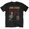 John Lennon 'New York City '72' (Black) T-Shirt