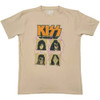 KISS 'Lightning Photo' (Sand) Eco T-Shirt