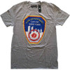 NYC 'Fire Dept. Badge' (Grey) T-Shirt