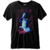 Janis Joplin 'Floral Frame' (Black) T-Shirt