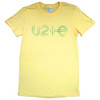 U2 'Brazil Logo Babydoll' (Yellow) Womens Fitted T-Shirt